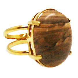 ピクチャージャスパー(Picture Jasper)/天然石リング(メタル)