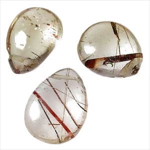 天然石パーツ/ルチルクォーツ(Rutile quartz)