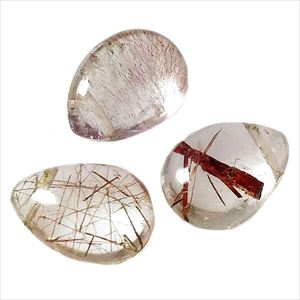 天然石パーツ/ルチルクォーツ(Rutile quartz)