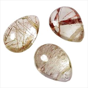 天然石パーツ/ルチルクォーツ(Rutile quartz)