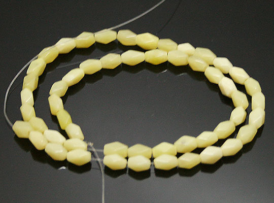 レモンジェイド(Lemon jade)ライスカットビーズ