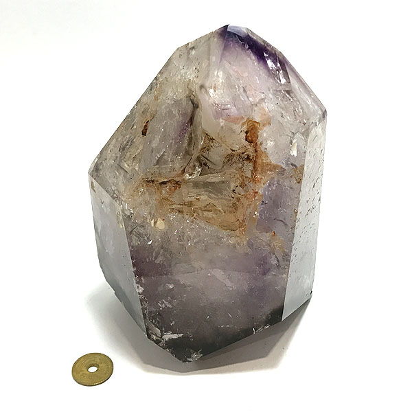 アメジストエレスチャル(Elestial amethyst quartz)原石