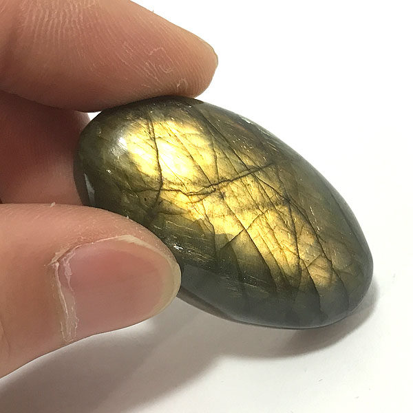 ラブラドライト(Labradorite) オーバルパーツ/穴あり原石