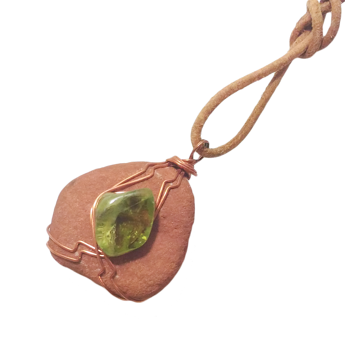 セドナストーン(sedona stone)/ペリドット(peridot) ペンダント