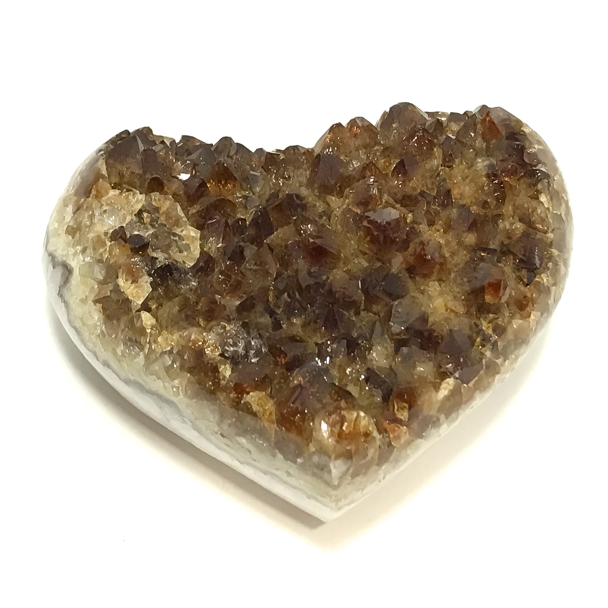 シトリン(Citrine)ハートクラスター ブラジル産クラスター