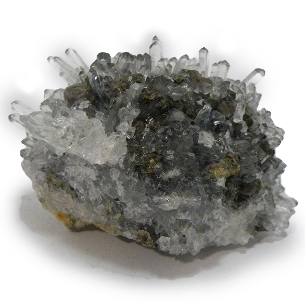 クォーツ水晶(Quartz)・パイライト(Pyrite)原石/クラスター