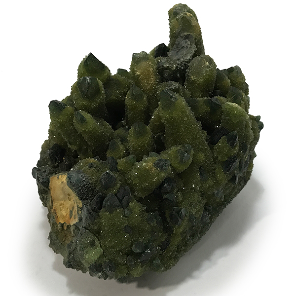 クォーツ水晶(Quartz)緑色染め加工原石/クラスター