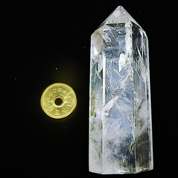 クォーツ水晶(Quartz)六角柱ポイント原石