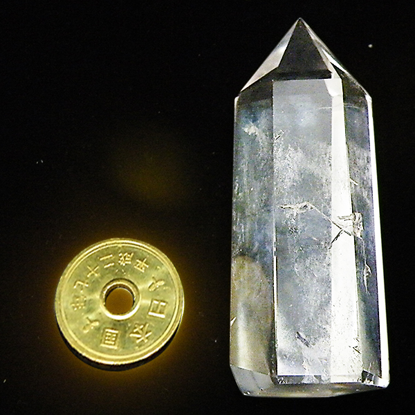 クォーツ水晶(Quartz)六角柱ポイント原石