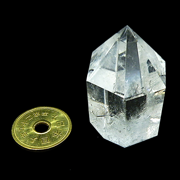 クォーツ水晶(Quartz)六角柱ポイント原石