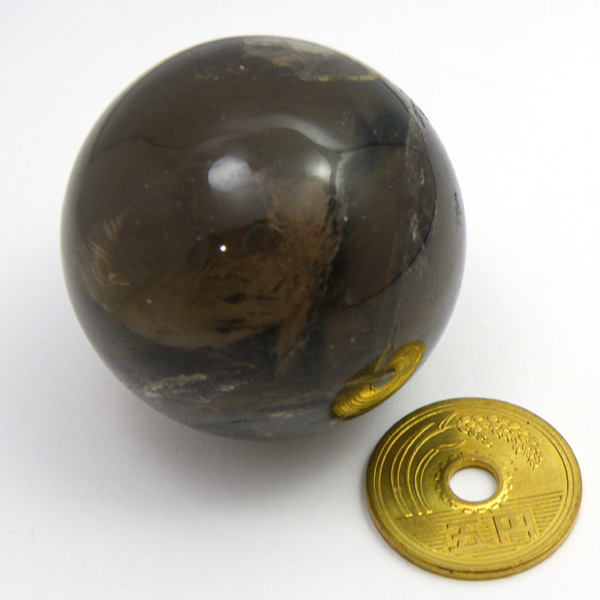 スモーキークォーツ(Smokey quartz)丸玉