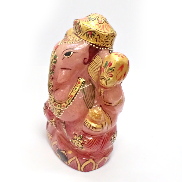 ローズクォーツ(Rose quartz)ガネーシャ