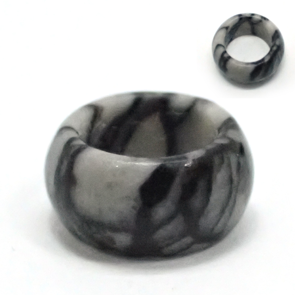ブラックラインジャスパー(Black line Jasper) 天然石ビーズ 販売