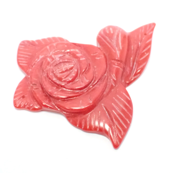 シーバンブーコーラル海竹珊瑚赤色(染色) 天然石ビーズ 販売