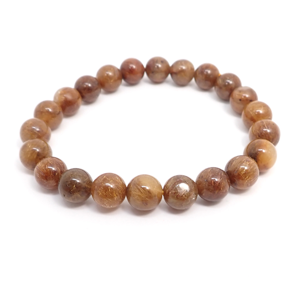 レッドルチルクォーツ(Red Rutile quartz)天然石ビーズ 販売