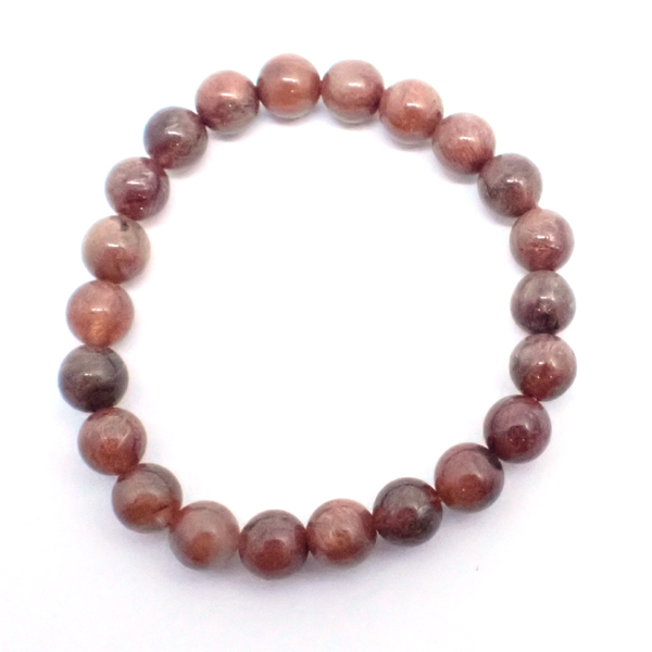 レッドルチルクォーツ(Red Rutile quartz)天然石ビーズ 販売