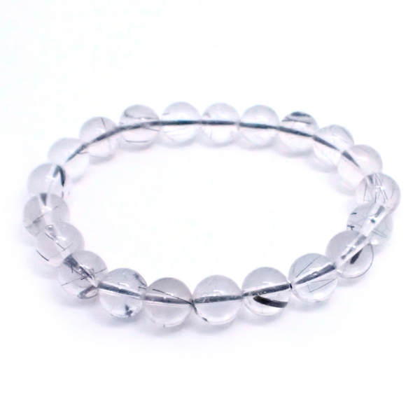 ブラックルチルクォーツ(Black Rutile quartz)天然石ビーズ 販売