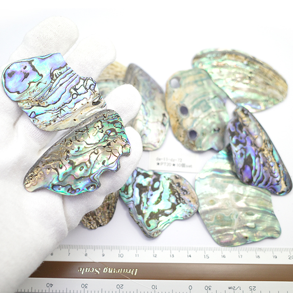 ニュージーランド(NZ) パウア貝(Paua Shell) 天然石ビーズ 販売