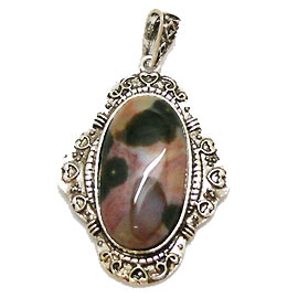オーシャンジャスパー(Ocean Jasper)/天然石ペンダントトップ(メタル)