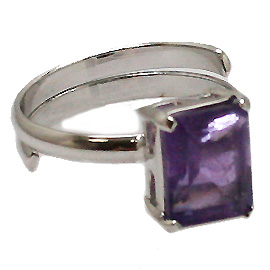 アメジスト(Amethyst)/天然石リング(メタル)