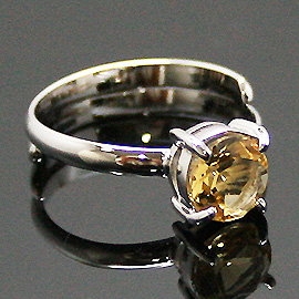 シトリン(Citrine)/天然石リング(メタル)