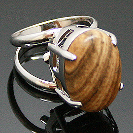 ピクチャージャスパー(Picture Jasper)/天然石リング(メタル)
