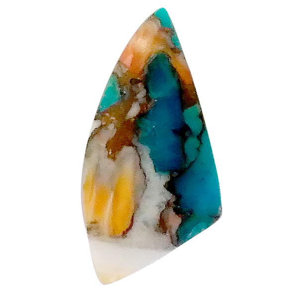 コパオイスターターコイズ(Copper Oyster Turquoise) ラウンドカボション