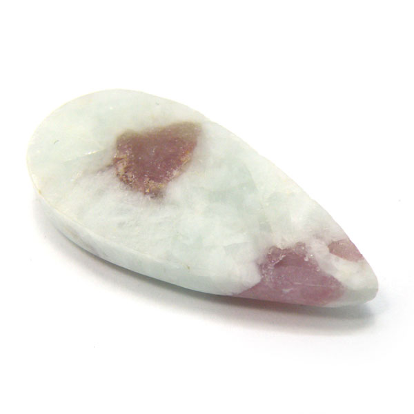 ルベライト トルマリンインクォーツ(Rubellite tourmaline in qurtz) ラウンドカボション