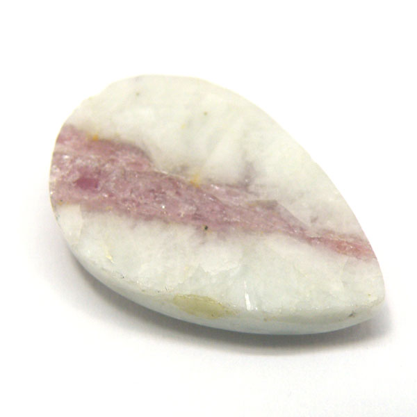 ルベライト トルマリンインクォーツ(Rubellite tourmaline in qurtz) ラウンドカボション
