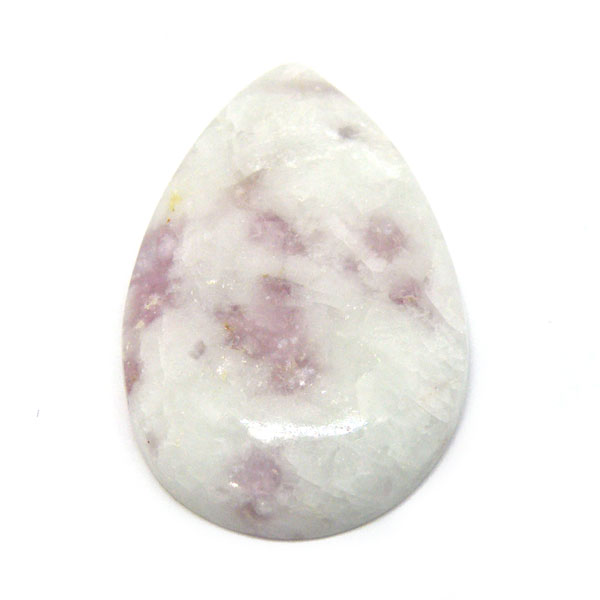 ルベライト トルマリンインクォーツ(Rubellite tourmaline in qurtz) ラウンドカボション