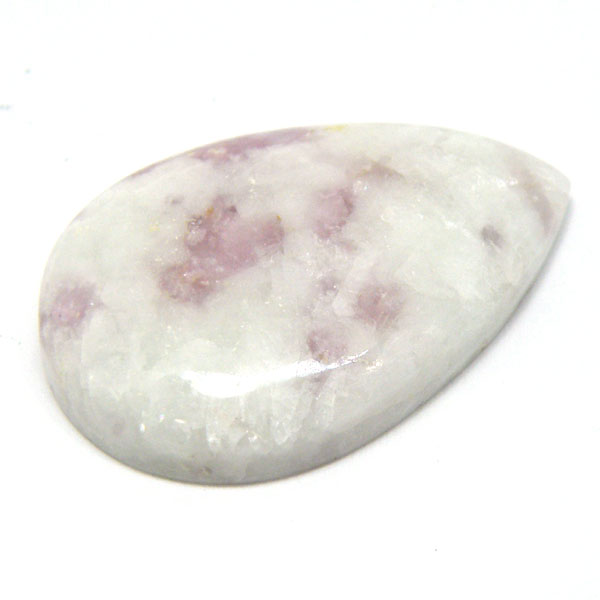ルベライト トルマリンインクォーツ(Rubellite tourmaline in qurtz) ラウンドカボション
