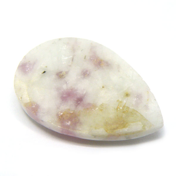 ルベライト トルマリンインクォーツ(Rubellite tourmaline in qurtz) ラウンドカボション