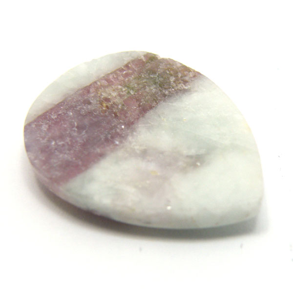 ルベライト トルマリンインクォーツ(Rubellite tourmaline in qurtz) ラウンドカボション