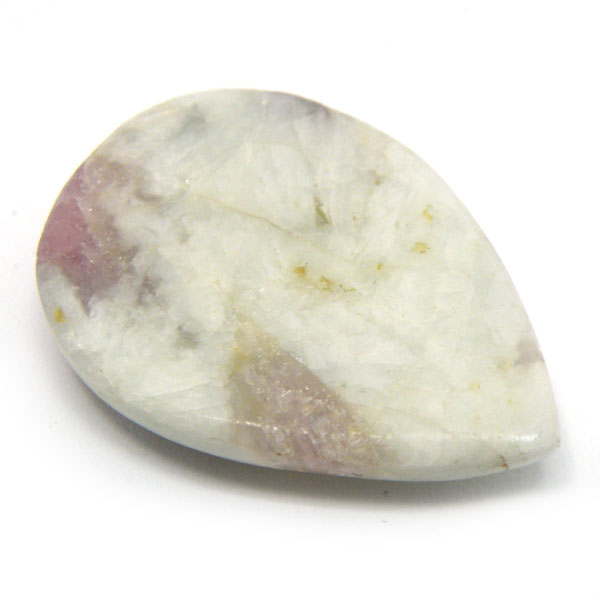ルベライト トルマリンインクォーツ(Rubellite tourmaline in qurtz) ラウンドカボション