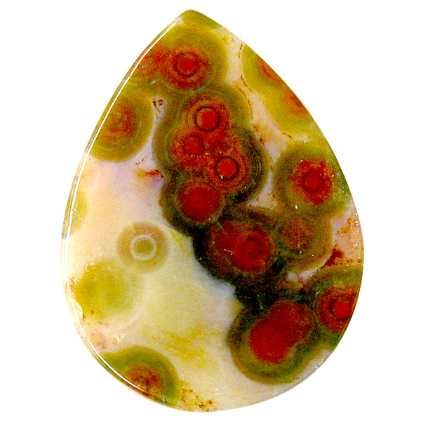 オーシャンジャスパー(Ocean jasper) ペアカボション
