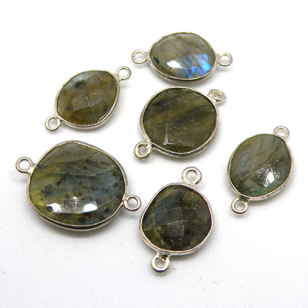 ラブラドライト(Labradolite)/silver/ジェムターミナルパーツ