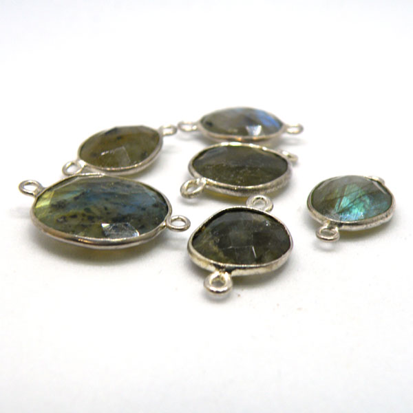 ラブラドライト(Labradolite)/silver/ジェムターミナルパーツ