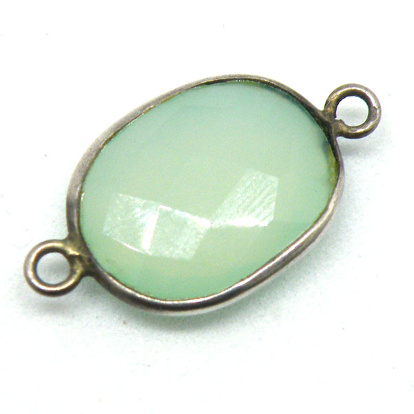 カルセドニー(chalcedony)/silver/ジェムターミナルパーツ