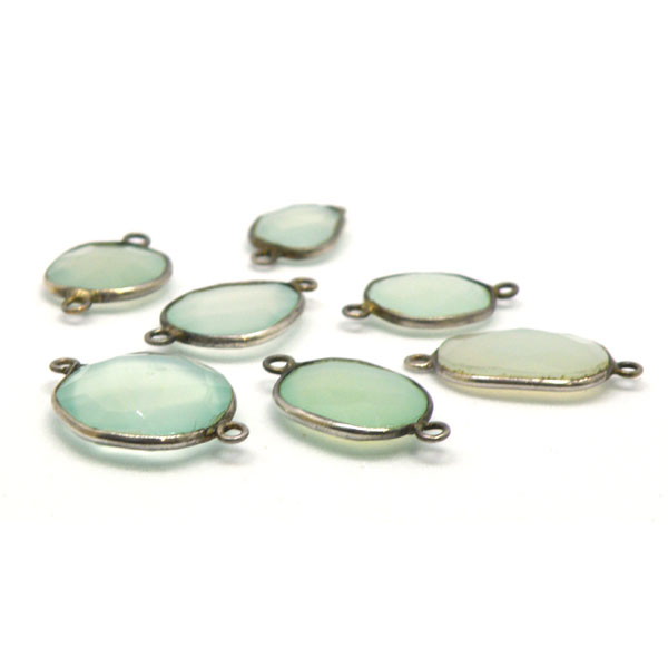 カルセドニー(chalcedony)/silver/ジェムターミナルパーツ