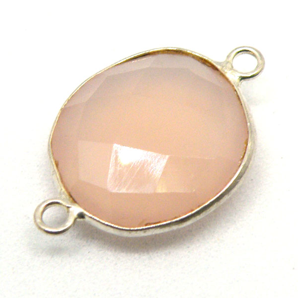 ローズクォーツ(Rose quartz)/silver/ジェムターミナルパーツ