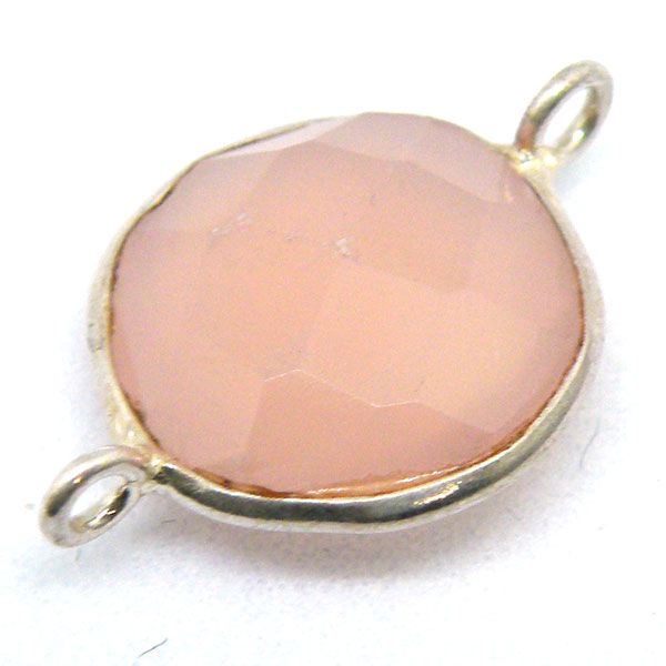 ローズクォーツ(Rose quartz)/silver/ジェムターミナルパーツ