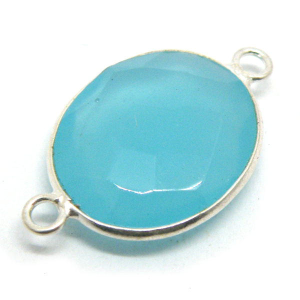 カルセドニー(chalcedony)/silver/ジェムターミナルパーツ