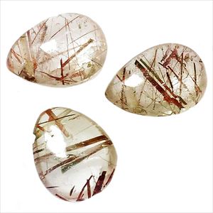 天然石パーツ/ルチルクォーツ(Rutile quartz)