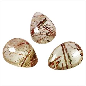 天然石パーツ/ルチルクォーツ(Rutile quartz)