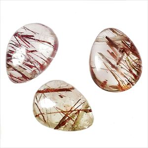 天然石パーツ/ルチルクォーツ(Rutile quartz)