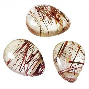 天然石パーツ/ルチルクォーツ(Rutile quartz)