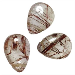 天然石パーツ/ルチルクォーツ(Rutile quartz)