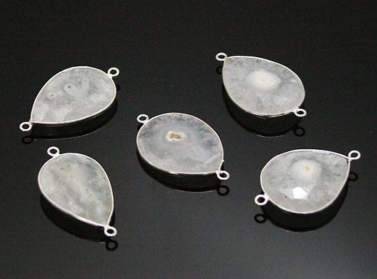 アゲート(Agate)/silver/ジェムターミナルパーツ