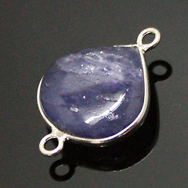 タンザナイト(Tanzanite)/silver/ジェムターミナルパーツ