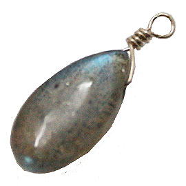 ラブラドライト(Labradolite)/メタル/ジェムチャームパーツ